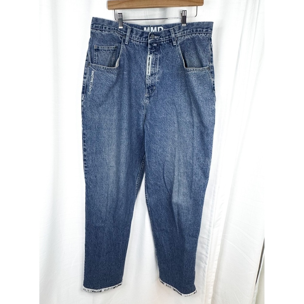 Vintage Maurice Malone MMD Jeans Mens 38 Baggy Wide Leg Hip Hop Denim Y2K